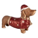 Clayre & Eef Statuetta decorativa Cane 42x12x27 cm Marrone Materiale ceramico Bassotto