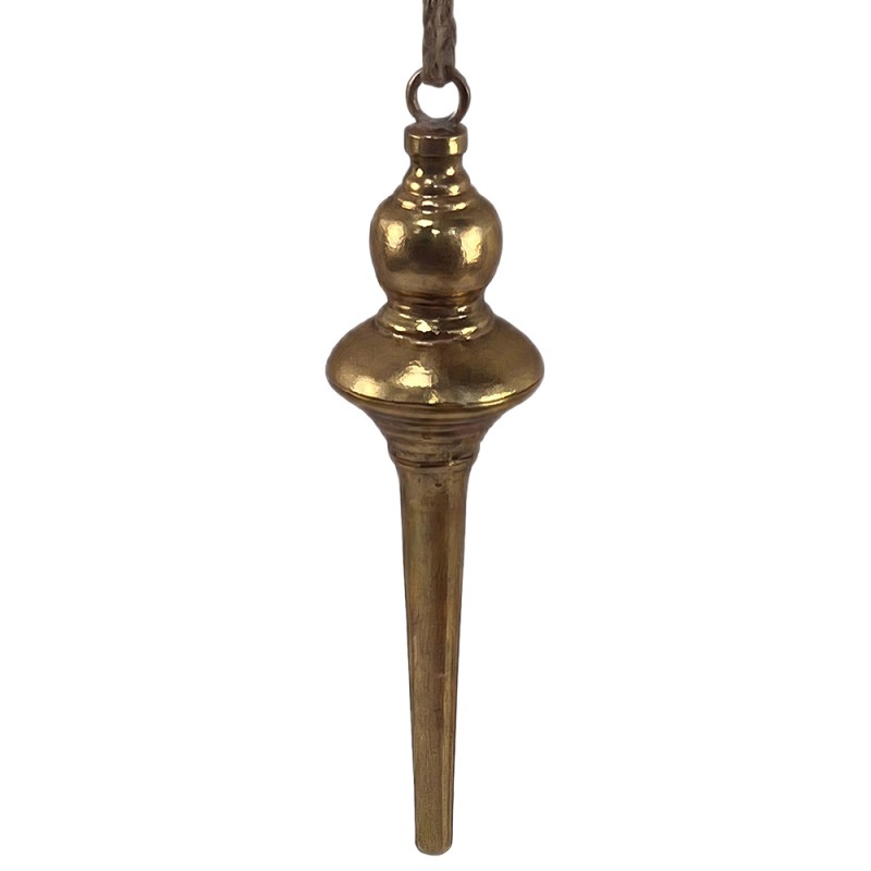Clayre & Eef Weihnachtsdekoration Goldfarbig Metall