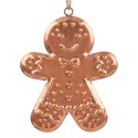 Clayre & Eef Christmas Ornament Brown Metal