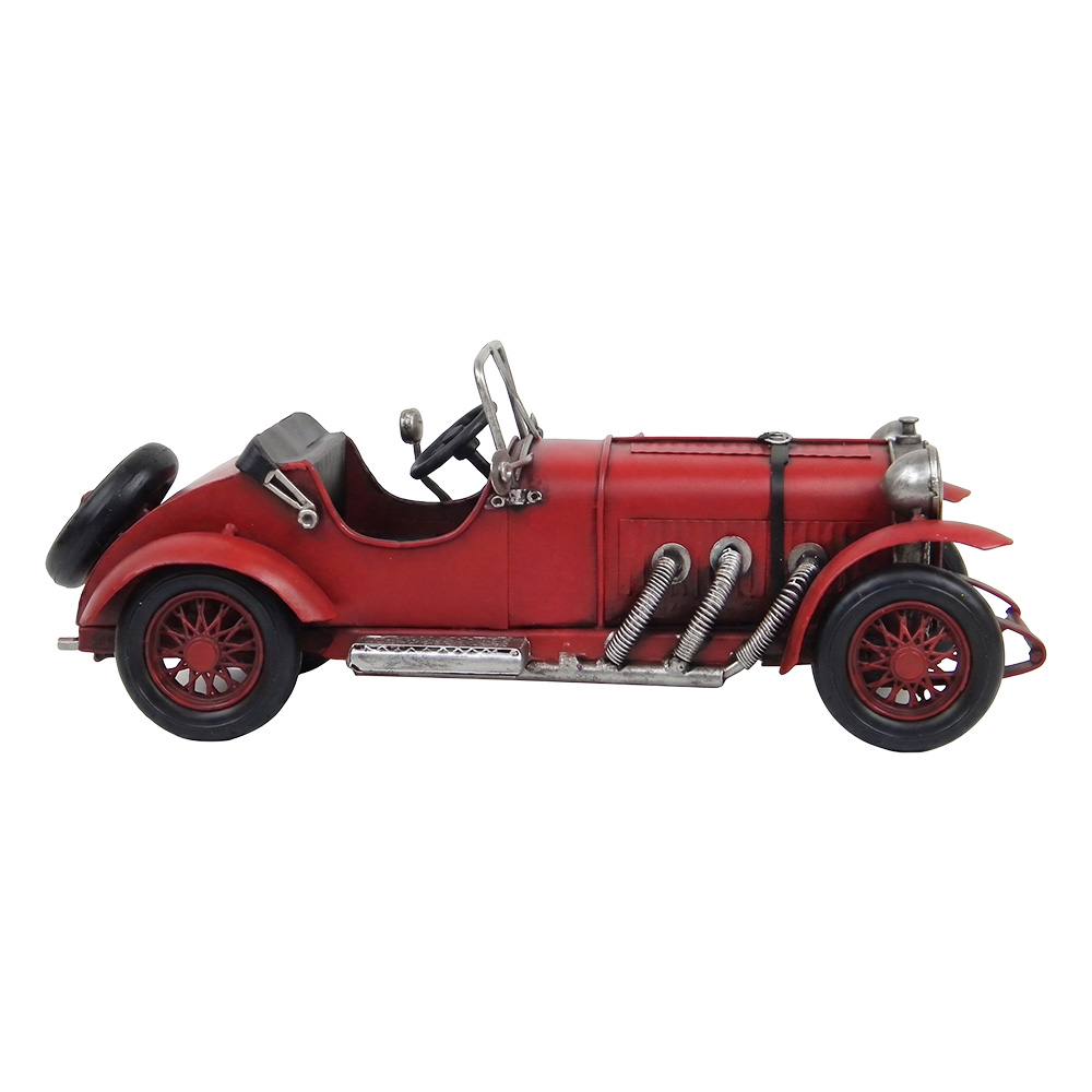 Clayre & Eef Decoratie Auto Rood Metaal afbeelding