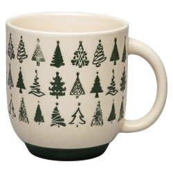 Clayre & Eef Tazza 100 ml Beige Giallo Porcellana Farfalle