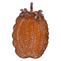Clayre & Eef Bol de décoration Orange Métal Citrouille