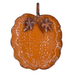 Clayre & Eef Decorative Bowl Orange Metal