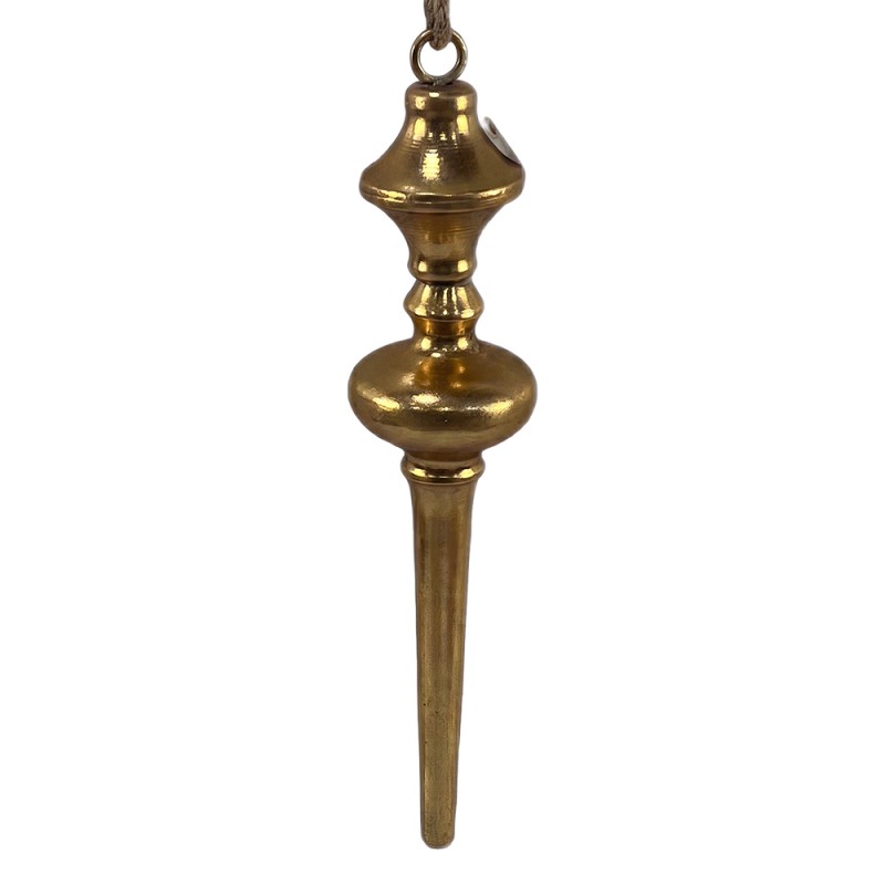 Clayre & Eef Weihnachtsanhänger Goldfarbig Metall