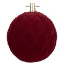Clayre & Eef Pied de sapin de Noël Boule de Noël 42x40x43 cm Rouge Matériau céramique
