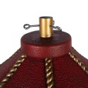 Clayre & Eef Pied de sapin de Noël Carrousel Ø 52x73 cm Rouge Céramique