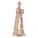 Clayre & Eef Weihnachtsdekorationsfigur Weihnachtsbaum 28x27x75 cm Weiß Keramik