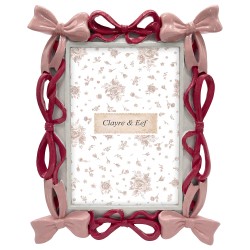 Clayre & Eef Cadre photo Rose Plastique