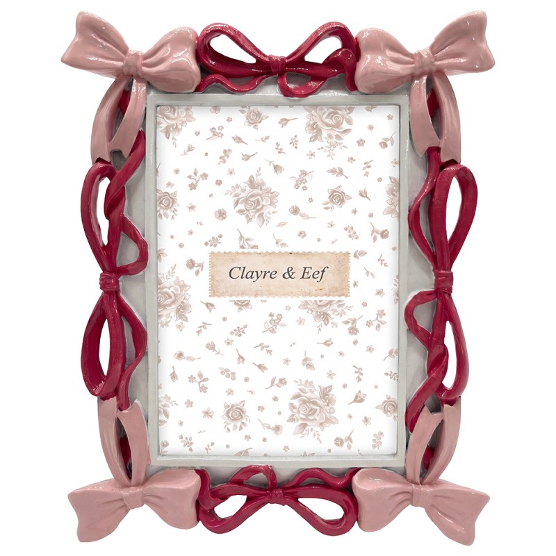 Clayre & Eef Cadre photo Rose Plastique