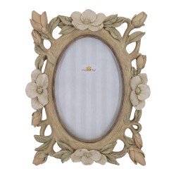 Clayre & Eef Bilderrahmen Beige Kunststoff