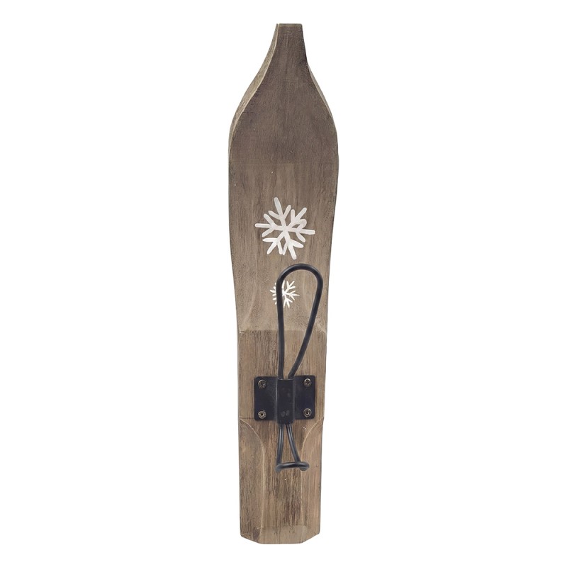 Clayre & Eef Wandhaken 27x9x35 cm Braun Holz