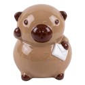 Clayre & Eef Money Box Bear Brown Ceramic