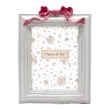 Clayre & Eef Cornice per foto Bianco Plastica