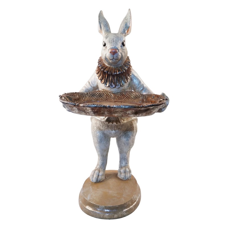 Clayre & Eef Beeld Konijn Beige Kunststof