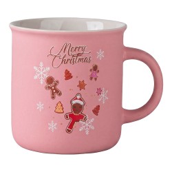 Clayre & Eef Mug set de 4 380 ML Blanc Porcelaine