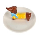Clayre & Eef Decorative Bowl Dog White Ceramic