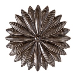 Clayre & Eef Decoratie schaal Bloem Bruin Keramiek