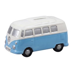 Clayre & Eef Money Box Bus Yellow Ceramic