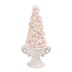 Clayre & Eef Decoration Cake Beige Plastic