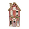 Clayre & Eef Teelichthalter Haus Rosa Keramik