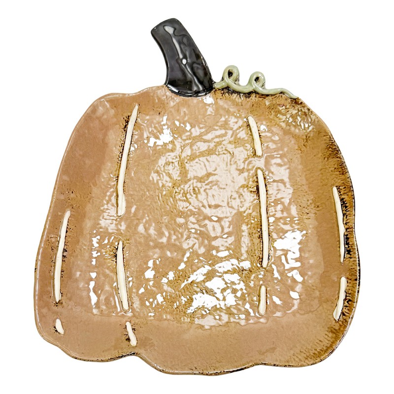 Clayre & Eef Scodella decorativa Beige Ceramica