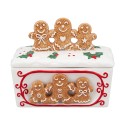Clayre & Eef Pot de stockage Blanc Céramique