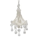 Clayre & Eef Pendentif de Noël Transparent Verre