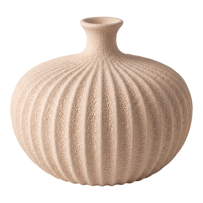 Clayre & Eef Vase Beige Ceramic