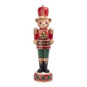 Clayre & Eef Décoration de Noël Casse-noisette Rouge Plastique