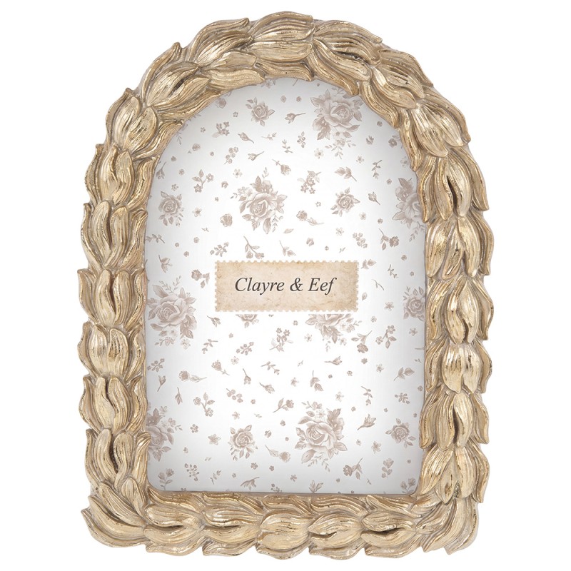 Clayre & Eef Cornice per foto Color oro Plastica