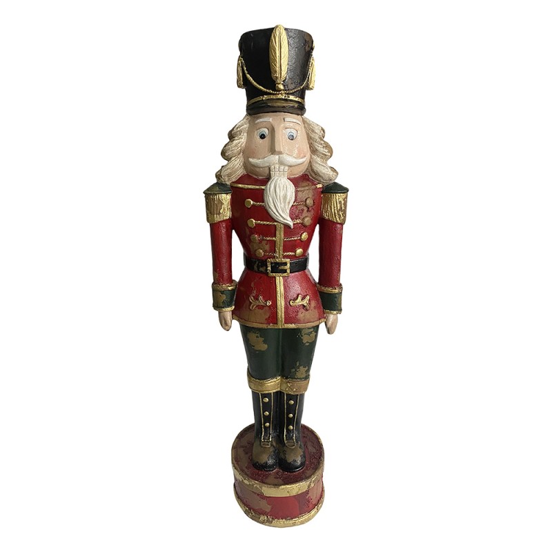 Clayre & Eef Decoratie Notenkraker Rood Keramiek