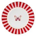 Clayre & Eef Assiette de petit d‚jeuner Blanc Porcelaine