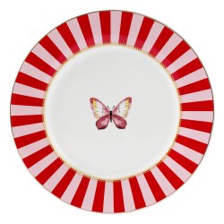 Clayre & Eef Assiette de petit d‚jeuner Blanc Porcelaine