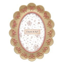 Clayre & Eef Cornice per foto Giallo Plastica