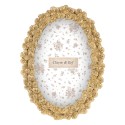 Clayre & Eef Cornice per foto Color oro Plastica