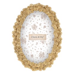 Clayre & Eef Cornice per foto Color oro Plastica