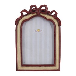 Clayre & Eef Cornice per foto Beige Plastica