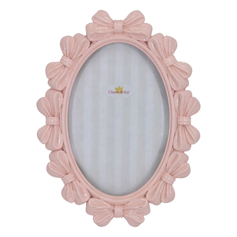 Clayre & Eef Photo Frame Pink Plastic