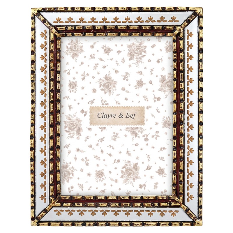 Clayre & Eef Cornice per foto Color argento Plastica