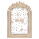 Clayre & Eef Cadre photo Beige Plastique