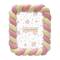Clayre & Eef Fotolijst Roze Kunststof