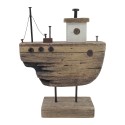 Clayre & Eef Dekorationsmodell Boot Braun Holz