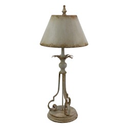Clayre & Eef Tischlampe Beige Metall