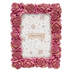 Clayre & Eef Cornice per foto Rosa Plastica