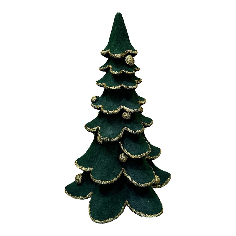 Clayre & Eef Kerstboom Groen Keramisch materiaal