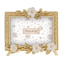 Clayre & Eef Cornice per foto Color oro Plastica