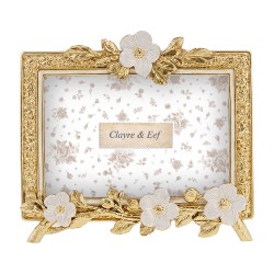 Clayre & Eef Cornice per foto Color oro Plastica