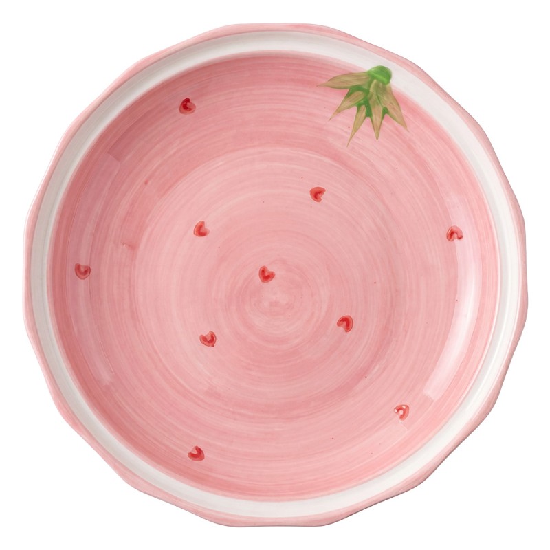 Clayre & Eef Schale Rosa Keramik