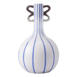 Clayre & Eef Vase White Ceramic
