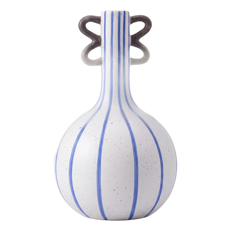 Clayre & Eef Vase White Ceramic